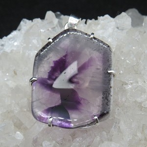 Colgante amatista y plata
