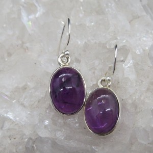 Conjunto amatista y plata