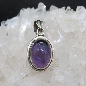 Conjunto amatista y plata