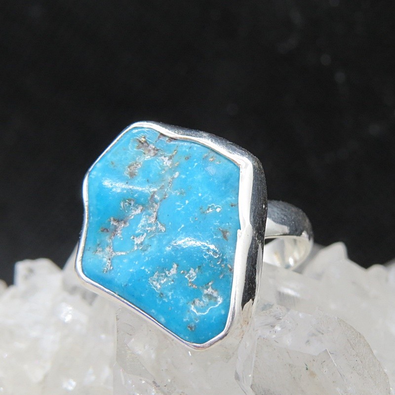 Anillo turquesa y plata