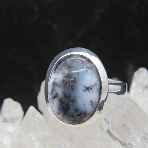 Anillo merlinita y plata