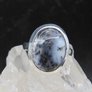 Anillo merlinita y plata