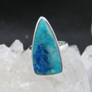 Anillo Crisocola y plata