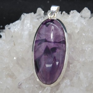 Colgante amatista y plata