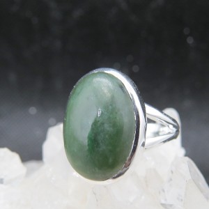 Anillo jade y plata