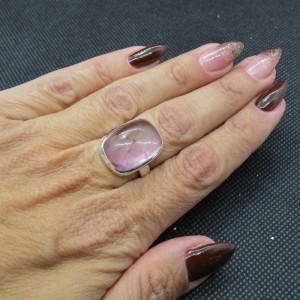 Anillo Ametrino y plata