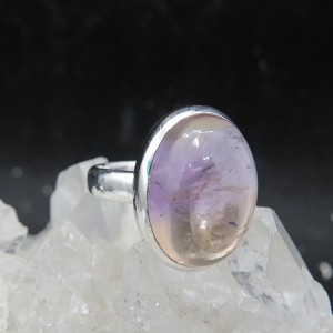 Anillo Ametrino y plata