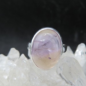 Anillo Ametrino y plata