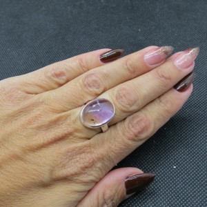 Anillo Ametrino y plata