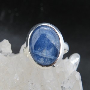 Anillo cianita y plata