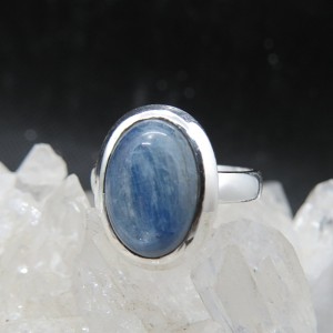 Anillo cianita y plata