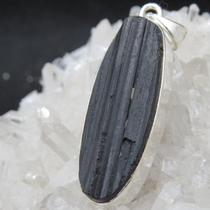 Colgante turmalina y plata