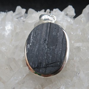 Colgante turmalina y plata