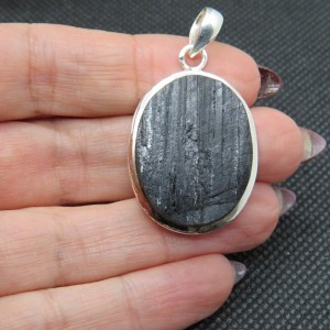 Colgante turmalina y plata