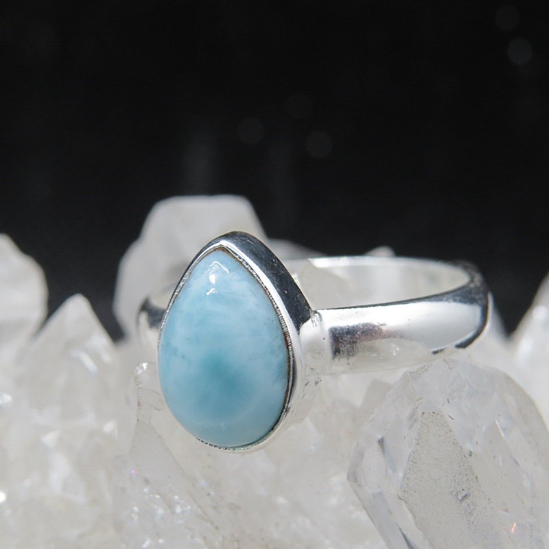 Anillo larimar y plata