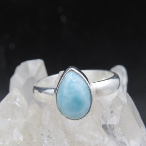 Anillo larimar y plata