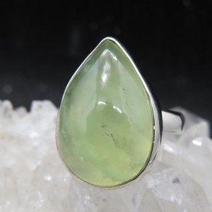 Anillo prehnita y plata