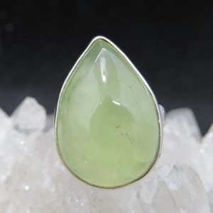 Anillo prehnita y plata