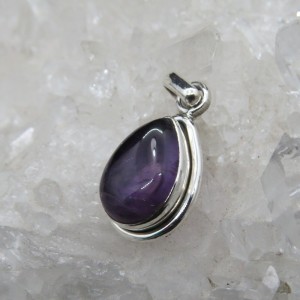 Colgante amatista y plata