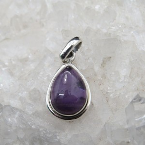 Colgante amatista y plata