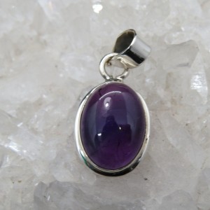 Colgante amatista y plata