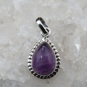 Colgante amatista y plata