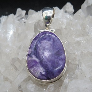 Colgante Charoita y plata