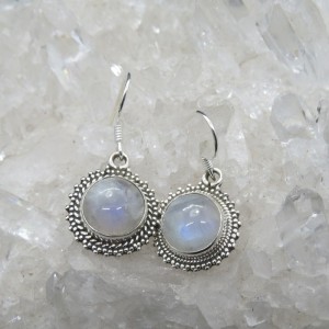 Conjunto piedra luna y plata