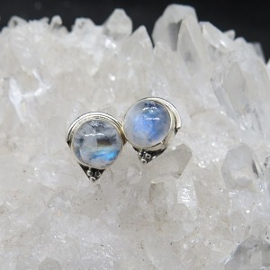 Conjunto piedra luna y plata