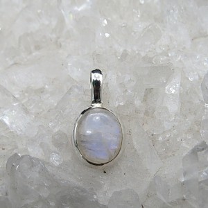 Conjunto piedra luna y plata