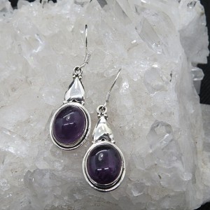 Conjunto amatista y plata