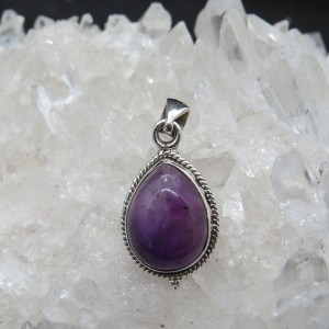 Conjunto amatista y plata