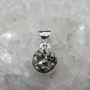 Colgante pirita y plata