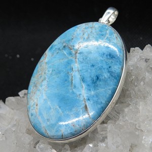 Colgante Apatito y plata