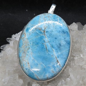 Colgante Apatito y plata