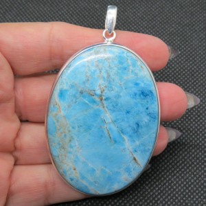 Colgante Apatito y plata