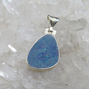 Colgante ópalo y plata