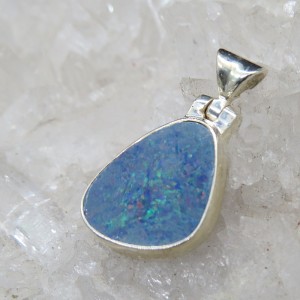 Colgante ópalo y plata