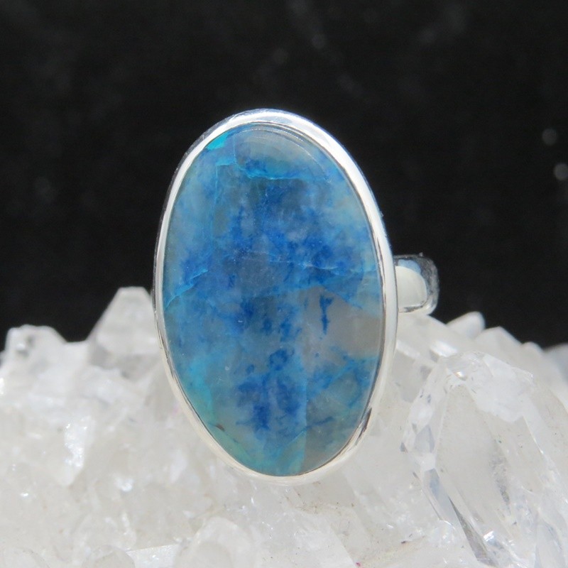 Anillo Crisocola y plata