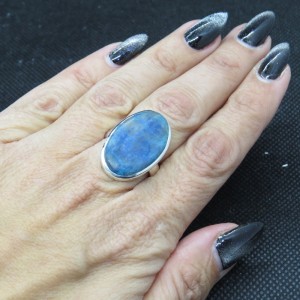 Anillo Crisocola y plata