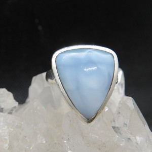 Anillo calcedonia y plata