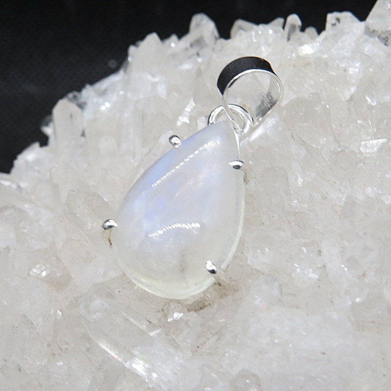 Colgante piedra luna y plata