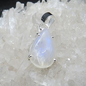 Colgante piedra luna y plata