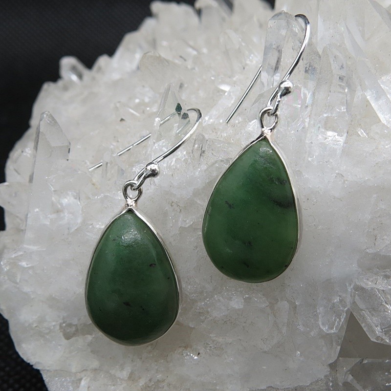 Pendientes Jade y plata