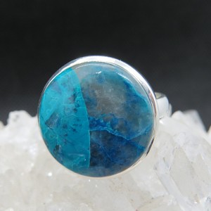 Anillo Crisocola y plata