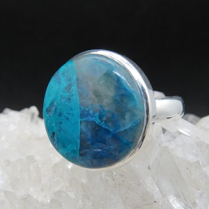 Anillo Crisocola y plata