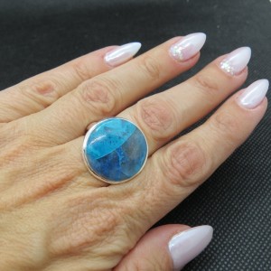 Anillo Crisocola y plata