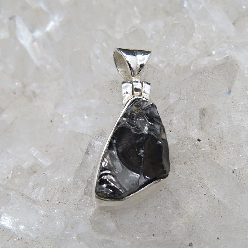 Colgante shungit y plata