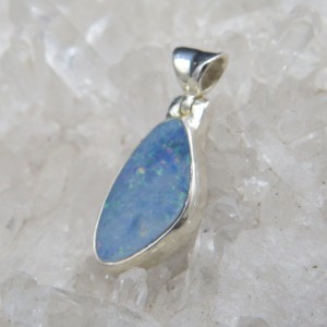 Colgante ópalo y plata