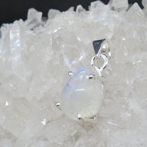 Colgante piedra luna y plata